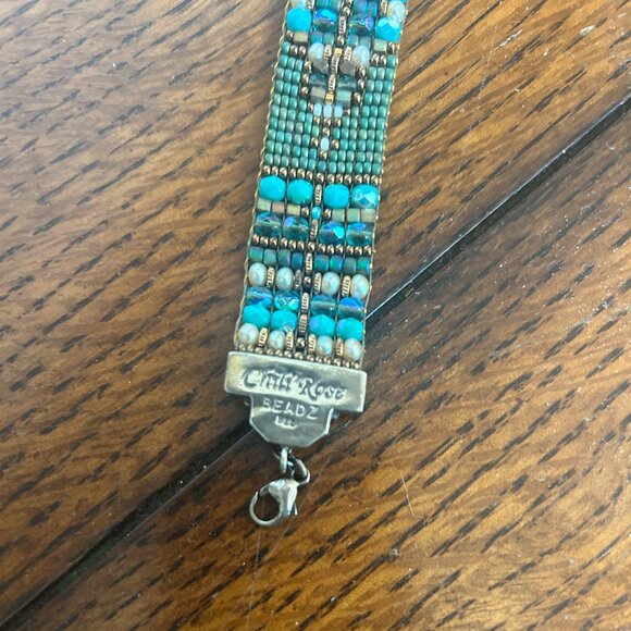 Sundance Chili Rose Beadz bracelet  NWOT - Picture 4 of 10